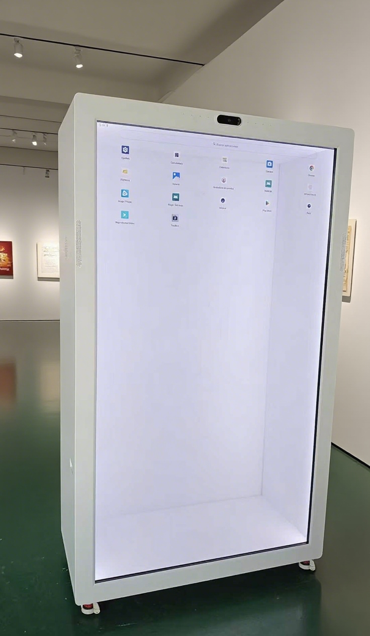 柯视COSEE 3D 透明展示柜数字人展馆案例